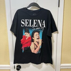 Selena Quintanilla “Si Una Vez” Graphic T-Shirt Men’s Size XL Black Latin Pop